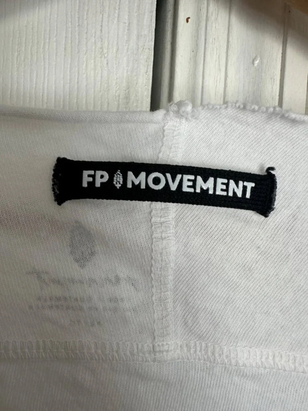 FP Movement Womens XL Oversized White Tee Casual Lounge Athleisure